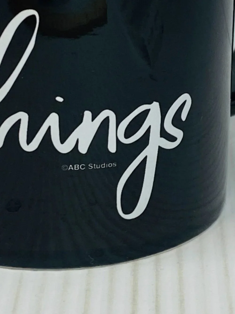 A Million Little Things ABC Studio Shop Coffee Mug Black Ceramic